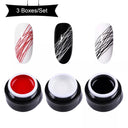 Spider Wire Gel Nail Polish Set For Creative Nail Art Spider Wire Gel Nail Polish Set For Creative Nail Art