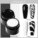 Spider Wire Gel Nail Polish Set For Creative Nail Art Spider Wire Gel Nail Polish Set For Creative Nail Art