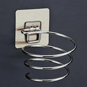 Spiral Hair Dryer Holder Sleek Bathroom Salon Organizer Rack Spiral Hair Dryer Holder Sleek Bathroom Salon Organizer Rack
