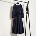 Spring Bohemian Maxi Dress Floral Beach Party O-Neck Spring Bohemian Maxi Dress Floral Beach Party O-Neck