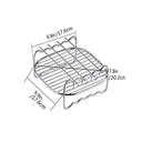 Stainless Steel Air Fryer Rack For Bbq Bread Grilling Stainless Steel Air Fryer Rack For Bbq Bread Grilling