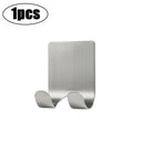 Stainless Steel Razor Holder Wall Organizer with Hooks Rack Stainless Steel Razor Holder Wall Organizer with Hooks Rack