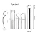 Stainless Steel Toothpick Set for Portable Oral Care Stainless Steel Toothpick Set for Portable Oral Care