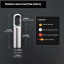 Stainless Steel Waterproof Pill Box for Outdoor Adventures Stainless Steel Waterproof Pill Box for Outdoor Adventures