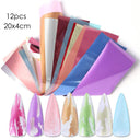 Starry Metal Gold Silver Nail Foils Elevate Your Manicure Starry Metal Gold Silver Nail Foils Elevate Your Manicure