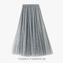 Starry Sky Sequined A-line Dress Glamorous Winter Fashion Starry Sky Sequined A-line Dress Glamorous Winter Fashion