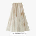 Starry Sky Sequined A-line Dress Glamorous Winter Fashion Starry Sky Sequined A-line Dress Glamorous Winter Fashion