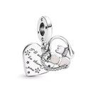 Sterling Silver Dog Charm Bead for Pandora Bracelet Jewelry Sterling Silver Dog Charm Bead for Pandora Bracelet Jewelry