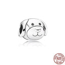 Sterling Silver Dog Charm Bead for Pandora Bracelet Jewelry Sterling Silver Dog Charm Bead for Pandora Bracelet Jewelry