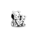 Sterling Silver Dog Charm Bead for Pandora Bracelet Jewelry Sterling Silver Dog Charm Bead for Pandora Bracelet Jewelry