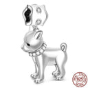 Sterling Silver Dog Charm Bead for Pandora Bracelet Jewelry Sterling Silver Dog Charm Bead for Pandora Bracelet Jewelry