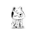 Sterling Silver Dog Charm Bead for Pandora Bracelet Jewelry Sterling Silver Dog Charm Bead for Pandora Bracelet Jewelry