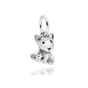 Sterling Silver Dog Charm Bead for Pandora Bracelet Jewelry Sterling Silver Dog Charm Bead for Pandora Bracelet Jewelry