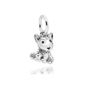 Sterling Silver Dog Charm Bead for Pandora Bracelet Jewelry Sterling Silver Dog Charm Bead for Pandora Bracelet Jewelry
