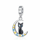 Sterling Silver Pet Cat Dangle Charm For Pandora Bracelet Sterling Silver Pet Cat Dangle Charm For Pandora Bracelet
