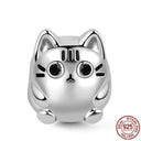 Sterling Silver Pet Cat Dangle Charm For Pandora Bracelet Sterling Silver Pet Cat Dangle Charm For Pandora Bracelet