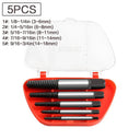 STONEGO Carbon Steel Screw Extractor Set for Easy Bolt Removal STONEGO Carbon Steel Screw Extractor Set for Easy Bolt Removal