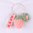 Strawberry Trouble Hand-Woven Wool Without Pendant Yarn Strawberry Trouble Hand-Woven Wool Without Pendant Yarn