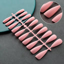 Matte Black False Nails Set for Chic Acrylic Tips Collection Matte Black False Nails Set for Chic Acrylic Tips Collection