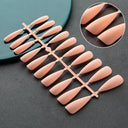 Matte Black False Nails Set for Chic Acrylic Tips Collection Matte Black False Nails Set for Chic Acrylic Tips Collection