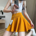 Summer Chic Mini Pleated Skirt Stylish Elastic Waist Skirt Summer Chic Mini Pleated Skirt Stylish Elastic Waist Skirt