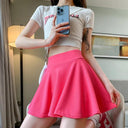 Summer Chic Mini Pleated Skirt Stylish Elastic Waist Skirt Summer Chic Mini Pleated Skirt Stylish Elastic Waist Skirt