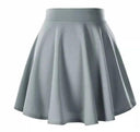 Summer Chic Mini Pleated Skirt Stylish Elastic Waist Skirt Summer Chic Mini Pleated Skirt Stylish Elastic Waist Skirt