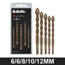 SuSuMu Hex Tile Drill Bits Set for Glass Concrete Ceramic SuSuMu Hex Tile Drill Bits Set for Glass Concrete Ceramic