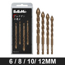 SuSuMu Hex Tile Drill Bits Set for Glass Concrete Ceramic SuSuMu Hex Tile Drill Bits Set for Glass Concrete Ceramic
