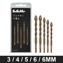 SuSuMu Hex Tile Drill Bits Set for Glass Concrete Ceramic SuSuMu Hex Tile Drill Bits Set for Glass Concrete Ceramic