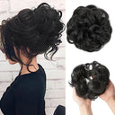 Synthetic Curly Hair Bun Extensions for Instant Updo Style Synthetic Curly Hair Bun Extensions for Instant Updo Style