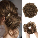 Synthetic Curly Hair Bun Extensions for Instant Updo Style Synthetic Curly Hair Bun Extensions for Instant Updo Style