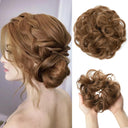 Synthetic Curly Hair Bun Extensions for Instant Updo Style Synthetic Curly Hair Bun Extensions for Instant Updo Style