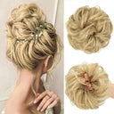 Synthetic Curly Hair Bun Extensions for Instant Updo Style Synthetic Curly Hair Bun Extensions for Instant Updo Style