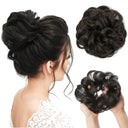 Synthetic Curly Hair Bun Extensions for Instant Updo Style Synthetic Curly Hair Bun Extensions for Instant Updo Style