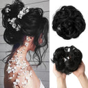 Synthetic Curly Hair Bun Extensions for Instant Updo Style Synthetic Curly Hair Bun Extensions for Instant Updo Style