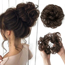 Synthetic Curly Hair Bun Extensions for Instant Updo Style Synthetic Curly Hair Bun Extensions for Instant Updo Style