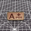 Tactical Blood Type Patch Custom Military Embroidered Gear Tactical Blood Type Patch Custom Military Embroidered Gear