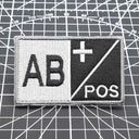 Tactical Blood Type Patch Custom Military Embroidery Gear Tactical Blood Type Patch Custom Military Embroidery Gear