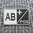 Tactical Blood Type Patch Custom Military Embroidered Gear Tactical Blood Type Patch Custom Military Embroidered Gear