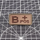 Tactical Blood Type Patch Custom Military Embroidery Gear Tactical Blood Type Patch Custom Military Embroidery Gear