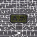 Tactical Blood Type Patch Custom Military Embroidered Gear Tactical Blood Type Patch Custom Military Embroidered Gear