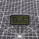 Tactical Blood Type Patch Custom Military Embroidery Gear Tactical Blood Type Patch Custom Military Embroidery Gear