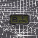 Tactical Blood Type Patch Custom Military Embroidered Gear Tactical Blood Type Patch Custom Military Embroidered Gear