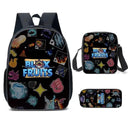 Three-Piece Set of 3D Printing Roblox School Bag Backpack Three-Piece Set of 3D Printing Roblox School Bag Backpack