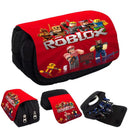 Three-Piece Set of 3D Printing Roblox School Bag Backpack Three-Piece Set of 3D Printing Roblox School Bag Backpack