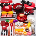 Toddler Kitchen Play Set with Cookware and Food Toys Fun Toddler Kitchen Play Set with Cookware and Food Toys Fun