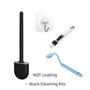 Toilet Brush Set: Premium Wall-Mounted Bathroom Cleaner Toilet Brush Set: Premium Wall-Mounted Bathroom Cleaner