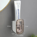 Toothpaste Wall Mount: Automatic Bathroom Organizer Dispenser Toothpaste Wall Mount: Automatic Bathroom Organizer Dispenser