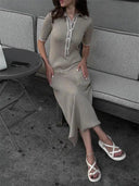 Tossy White Patchwork Maxi Dress For Women Party Attire Tossy White Patchwork Maxi Dress For Women Party Attire